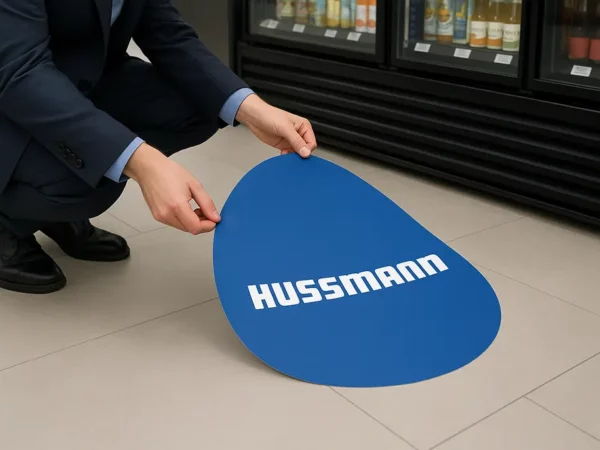Hard Floor Stickers - Hussman - Same Day Printing