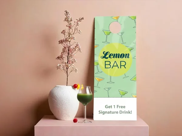 Maxi - Voucher Door Hangers - Cocktail - Same Day Printing