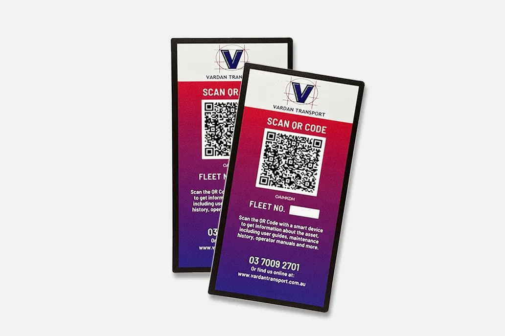 Rectangle Matt Vinyl Stickers - Same Day Printing