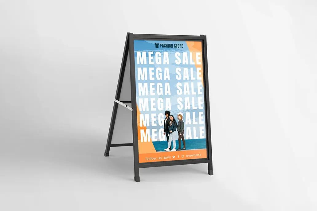ProFlute Insertable A-Frame Signs - Same Day Printing 1