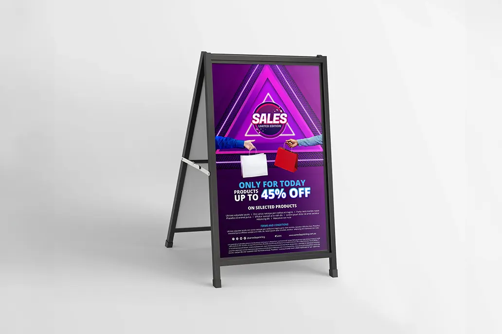 ProFlute Insertable A-Frame Signs - Same Day Printing