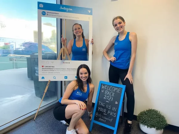 Selfie Frame - ELS School for Dance - Same Day Printing
