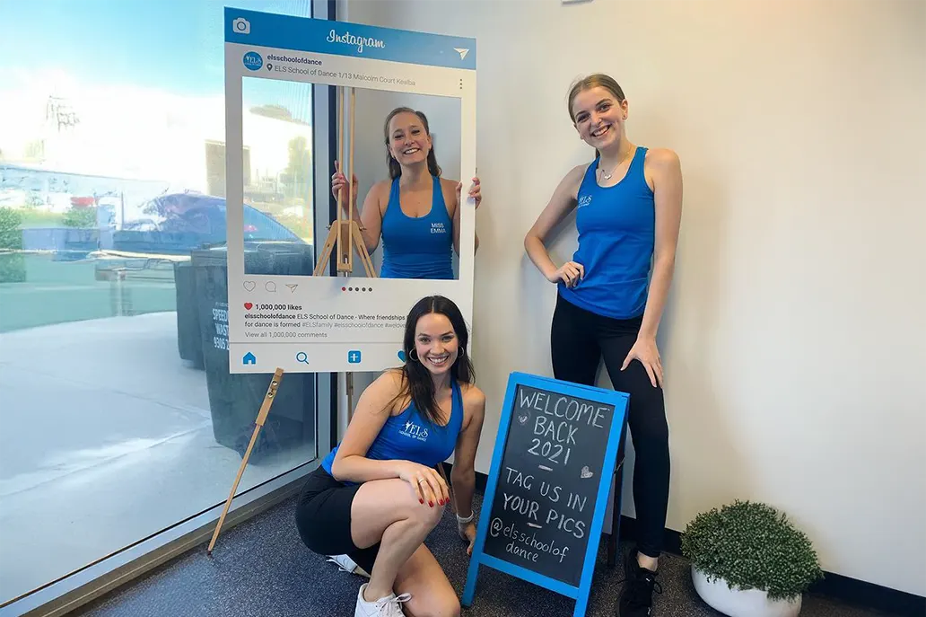 Selfie Frame - ELS School for Dance - Same Day Printing