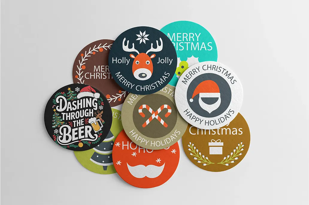 Drink Coasters - Business Christmas Shop - Same Day Printing