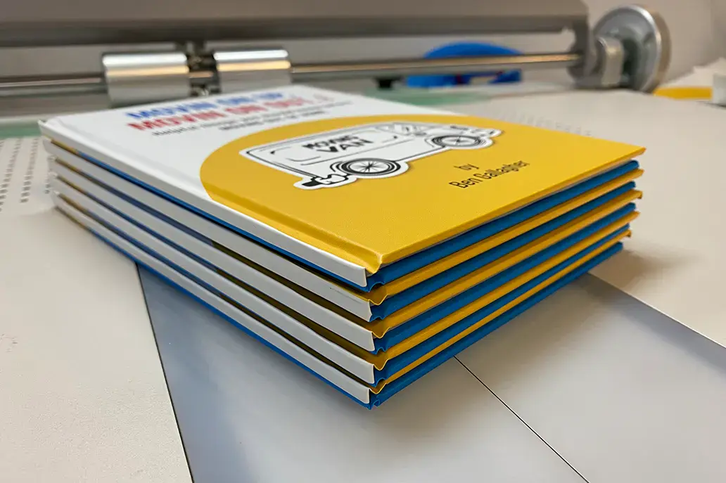 Custom Hard Cover Perfect Bound Printing | Same Day Printing