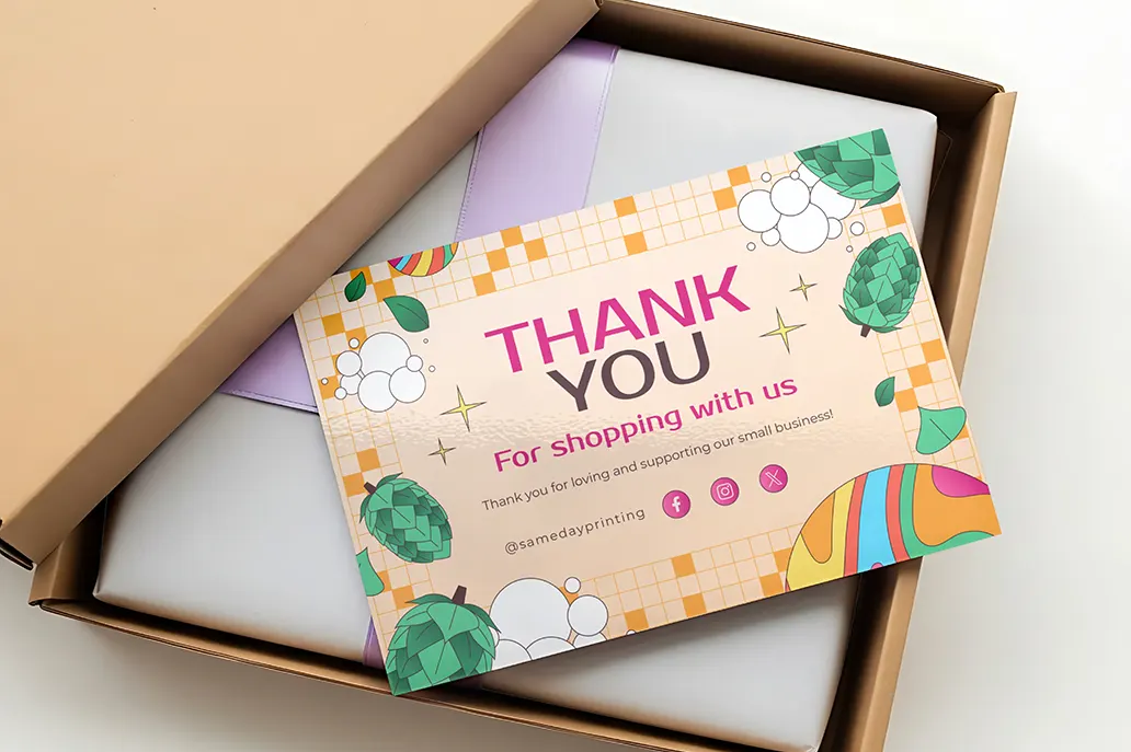 Thank you Cards - Business Christmas Shop - Same Day Printing