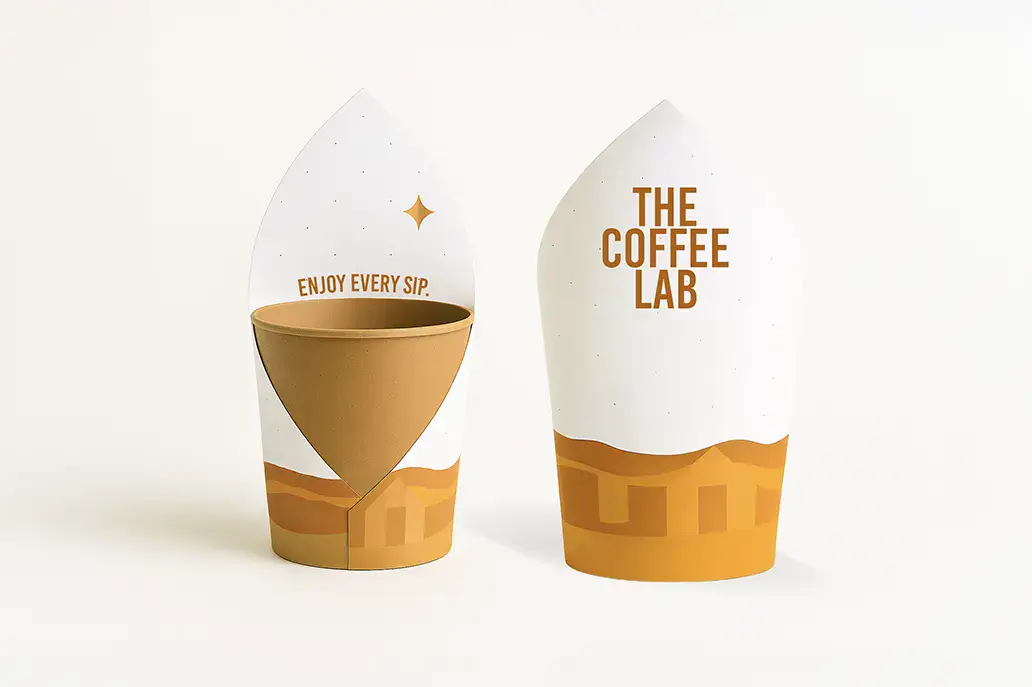 Custom Shaped Coffee Cup Sleeves | Same Day Printing