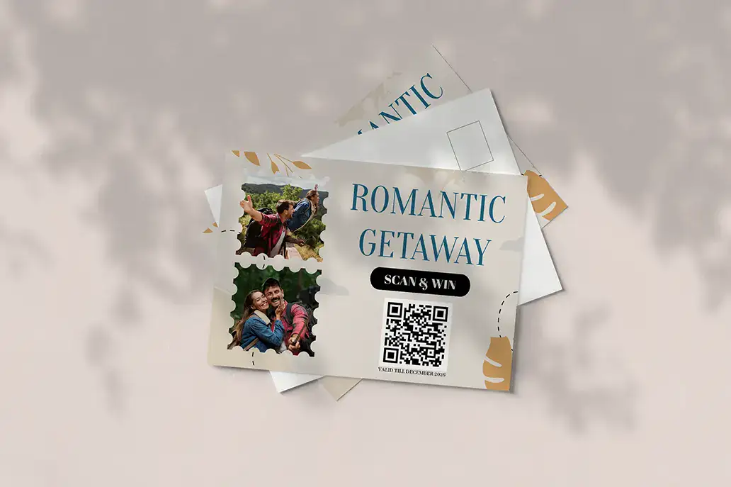 QR-Code Postcards - Same Day Printing