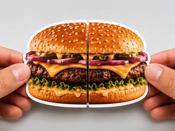 Custom Folded Business Cards - Fitbum Burgers - Same Day Printing