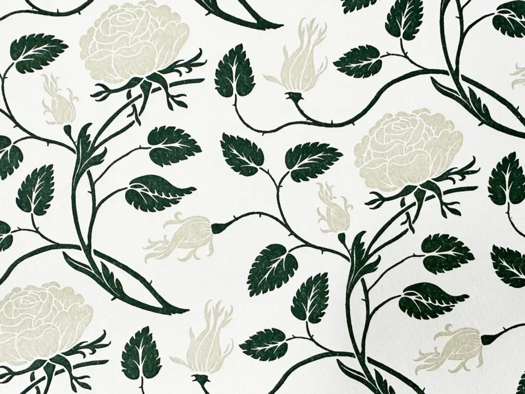 Diseño flores beig