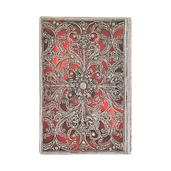 Agenda Paperblanks 2026 Mini - Diseño Granate - Contraportada