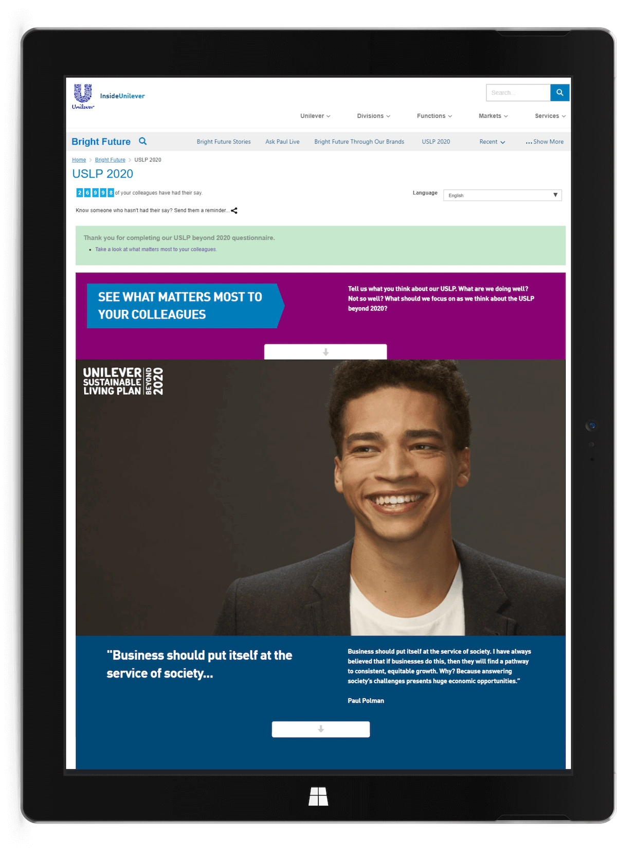 In Service of Patients - First Image