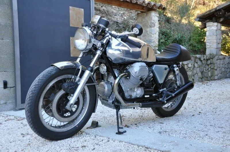 Long Guzzi with Monza cap