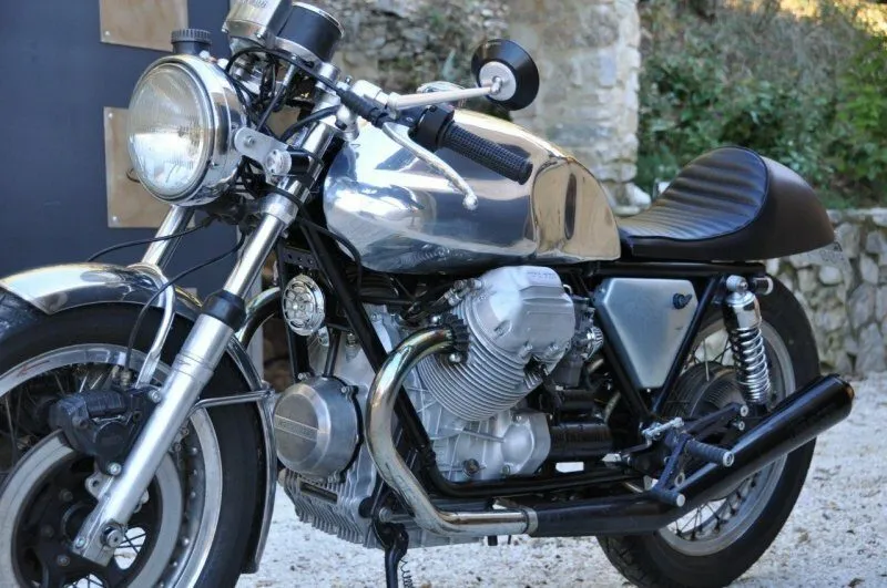 Long Guzzi with Monza cap