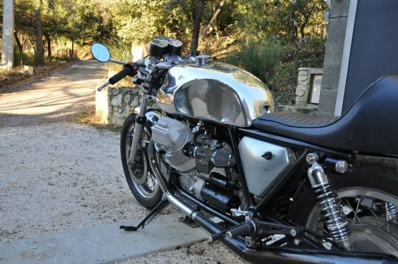 Long Guzzi with Monza cap