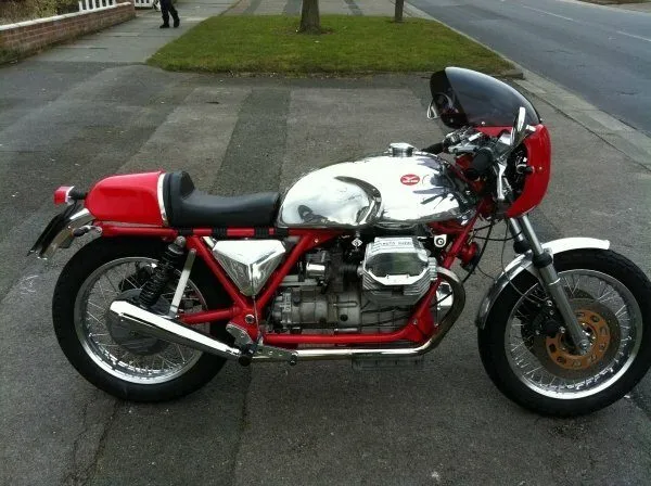 This 1989 Moto Guzzi Mille GT has been transformed with a TAB tank and alloy sidepanel