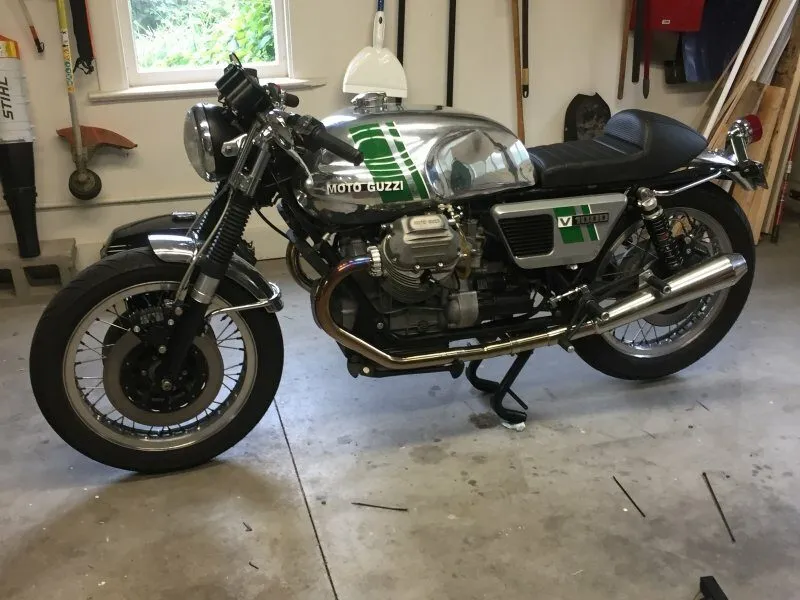 Long Guzzi with Monza cap