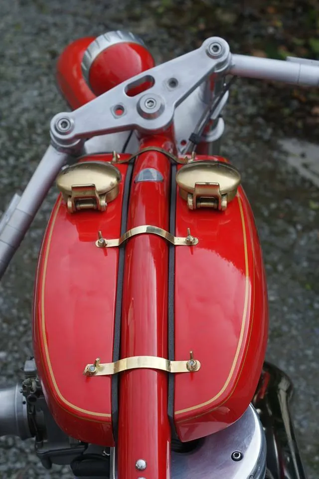 Hand made alloy fuel tank for an Indian