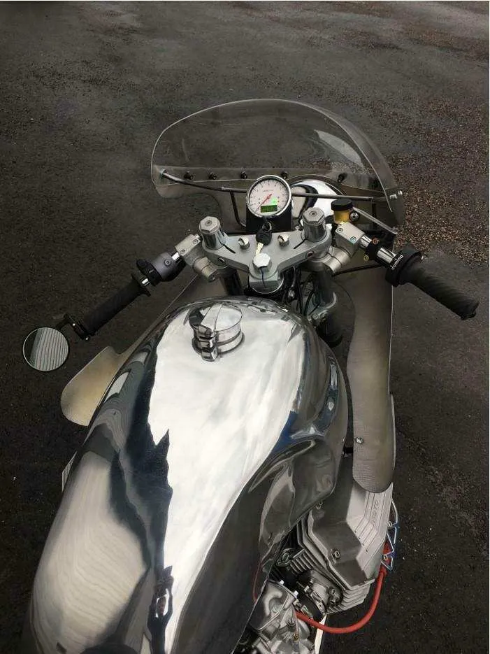 Long Guzzi with Monza cap