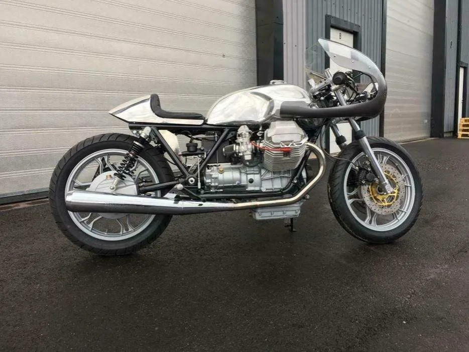 Long Guzzi with Monza cap