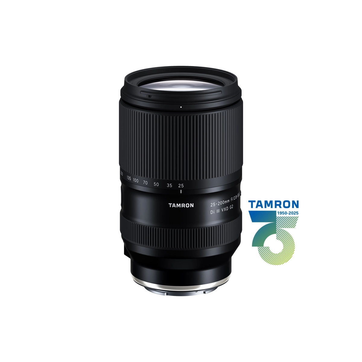 Tamron 25-200mm lens with 75th Anniversary logo