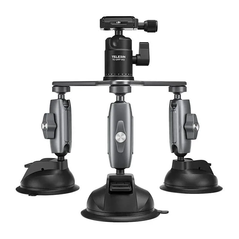 TELESIN Three-Arm Suction Mount TE-TSB-001 TELESIN Three-Arm Suction Mount TE-TSB-001