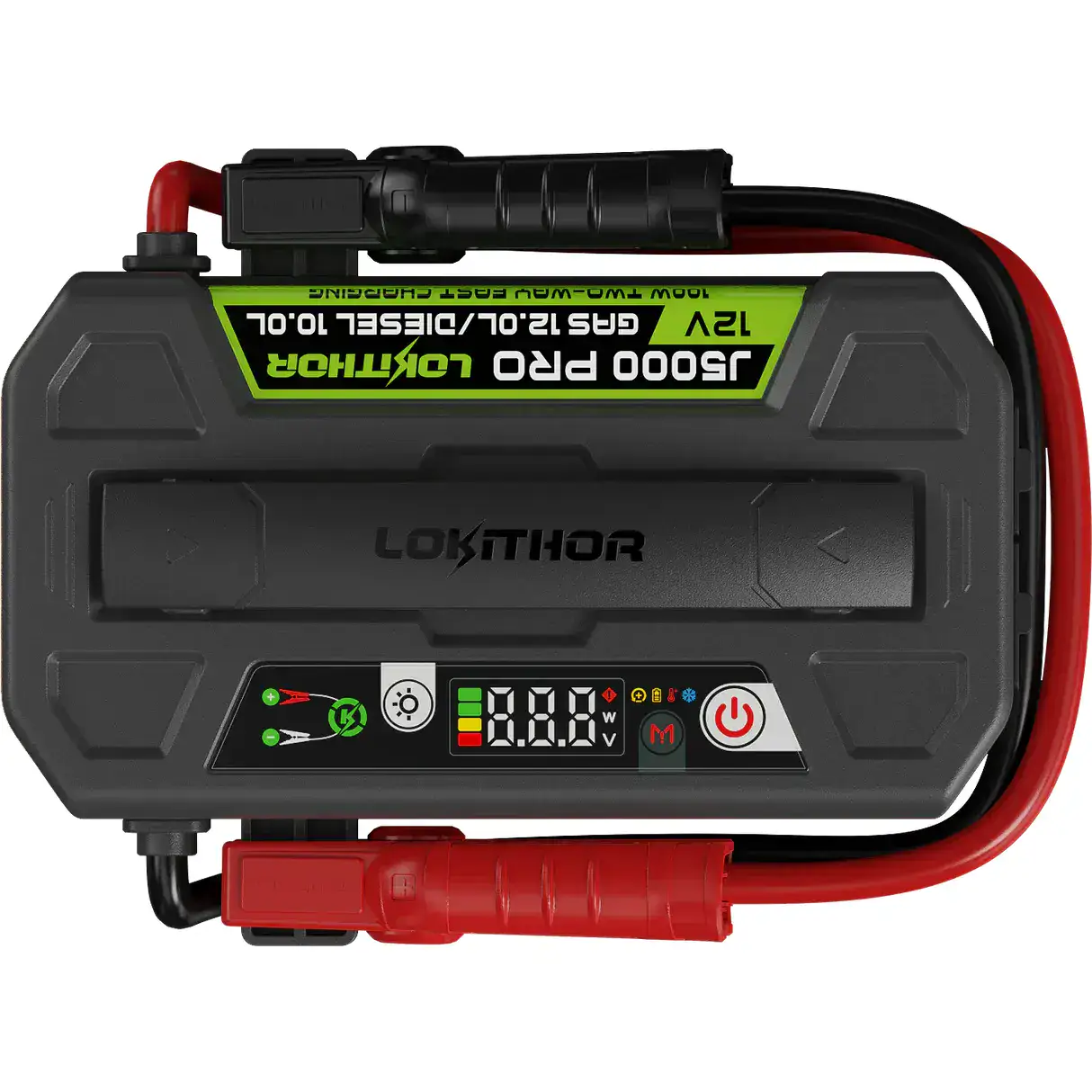 Lokithor J5000 PRO 12V 5000A (Heavy Duty) LiFePO4 99.84Wh Jump Starter With ConnectMax Technology