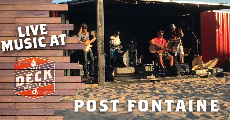 POST FONTAINE LIVE @ THE DECK
