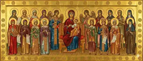 Female Saints Orthodox Wooden Icons handmade on solid wood with decoupage technique in Brooklyn, New York Female Saints Orthodox Wooden Icons handmade on solid wood with decoupage technique in Brooklyn, New York