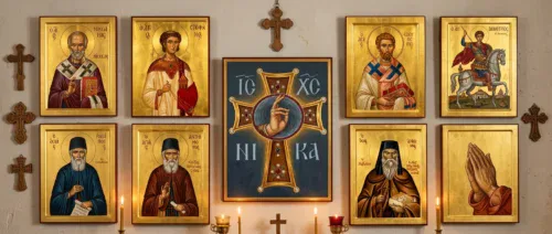 Orthodox Icons on Wood | Wooden Mounted Decoupage Icons Orthodox Icons on Wood | Wooden Mounted Decoupage Icons