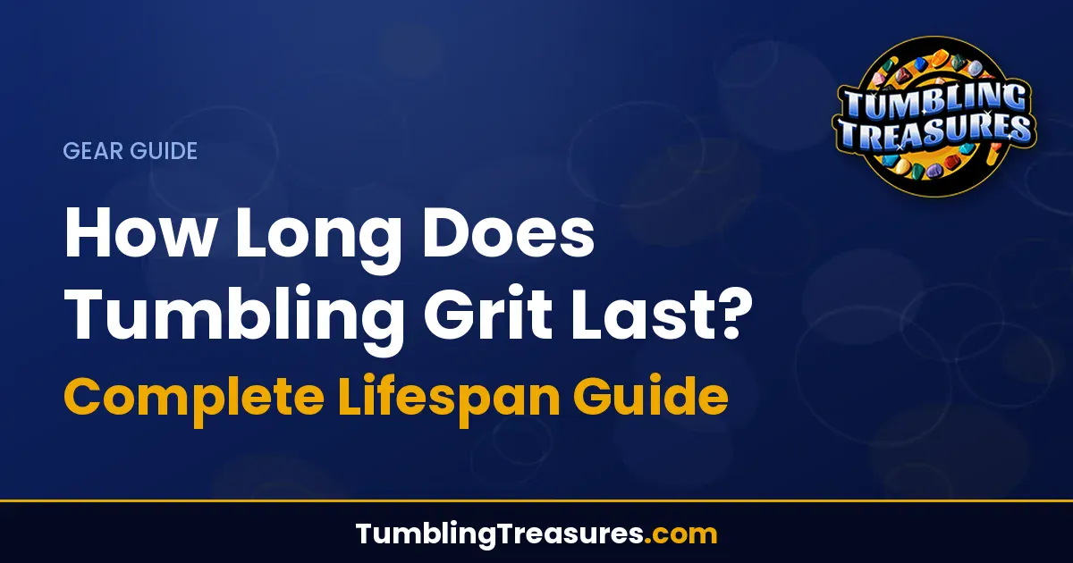 Read more about the article How Long Does Tumbling Grit Last? Complete Lifespan Guide