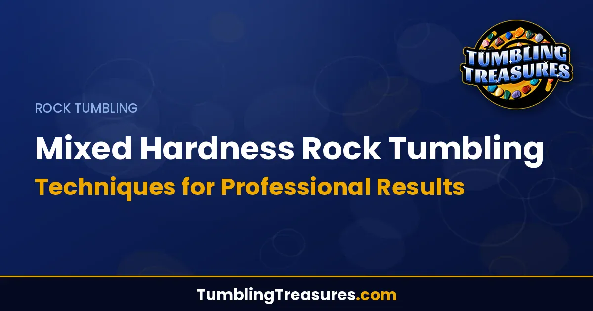 Read more about the article Mixed Hardness Rock Tumbling: Techniques for Professional Results
