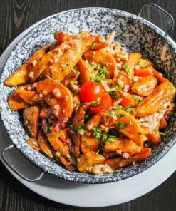 Brassói aprópecsenye steak burgonyával