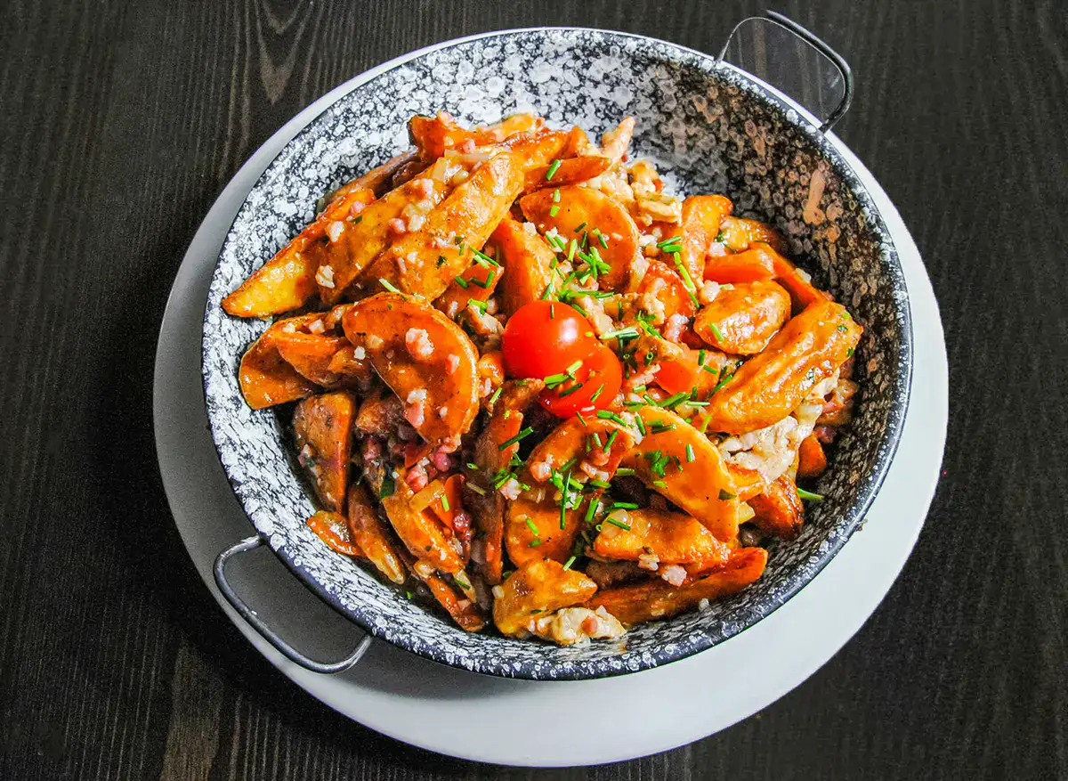 Brassói aprópecsenye steak burgonyával