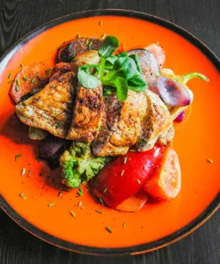 Csirkemell borsköntösben