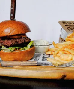 Double cheddar burger