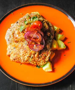 Cigánypecsenye kakastaréjjal