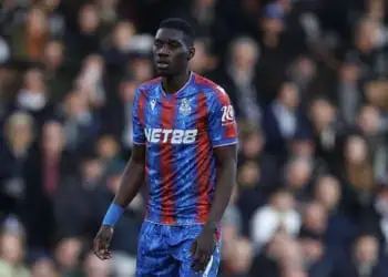 LONDON, ENGLAND - FEBRUARY 22: Ismaila Sarr of Crystal Palace during the Premier League match between Fulham FC and Crystal Palace FC at Craven Cottage on February 22, 2025 in London, England. (Photo by Crystal Pix/MB Media/Getty Images)