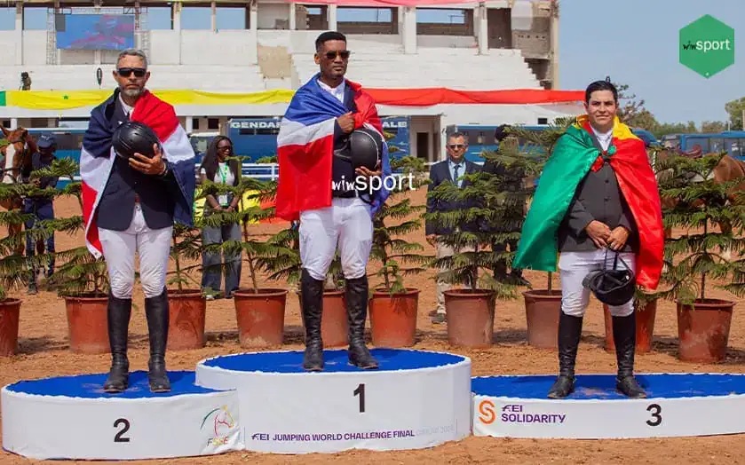 La République Dominicaine rafle l’or et l’argent à la finale du FEI Jumping World Challenge 2025 ! - wiwsport