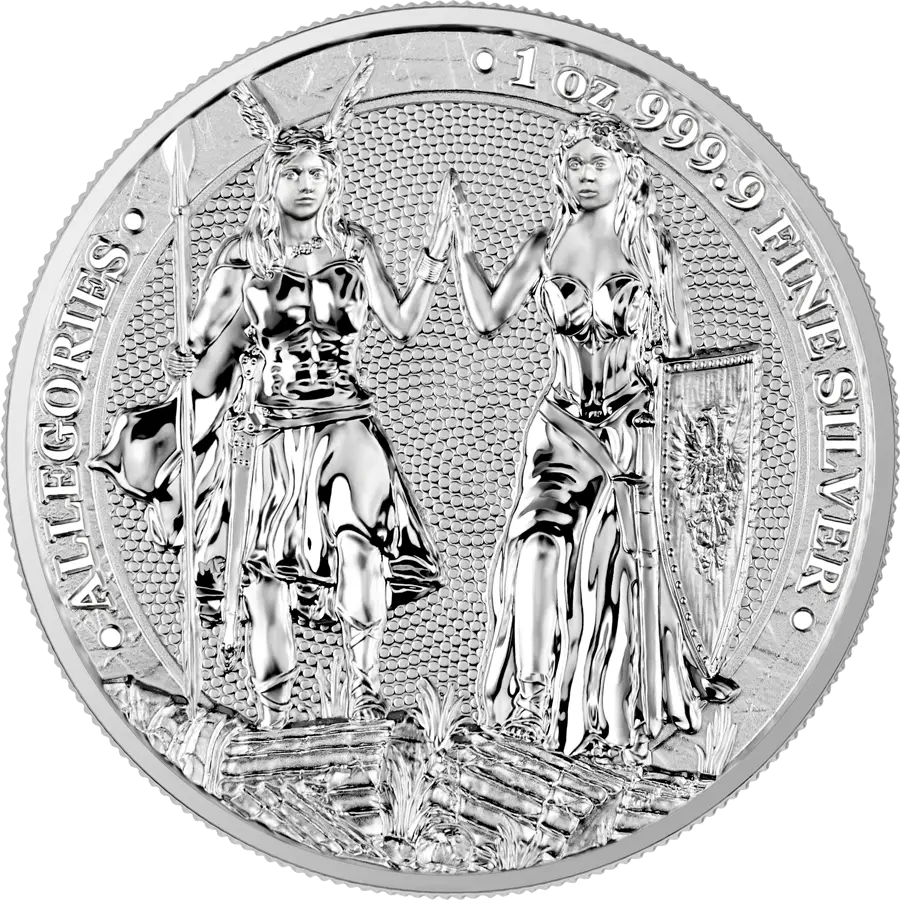 galia germania 1 oz silver bu a front