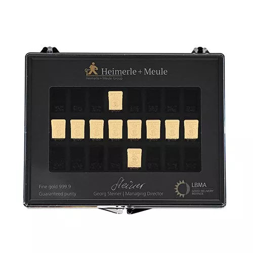 10 x 1 20 oz Heimerle Meule Goudbaar 1 2 oz UnityBar collection front101