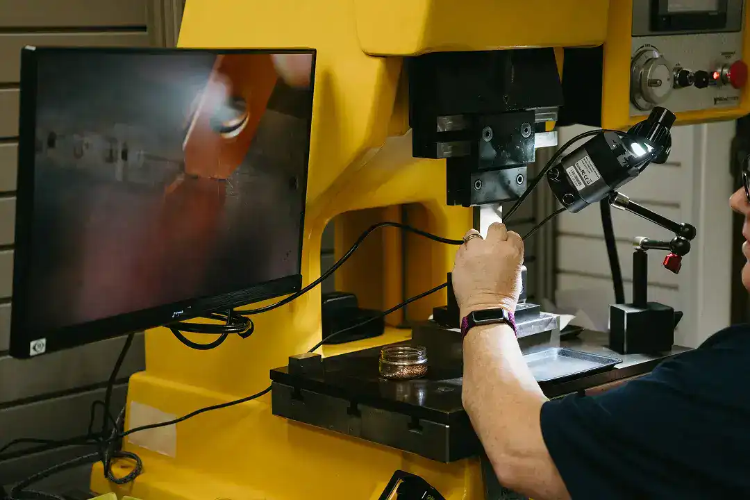 Precision manufacturing process using advanced machinery at Active Manufacturing.