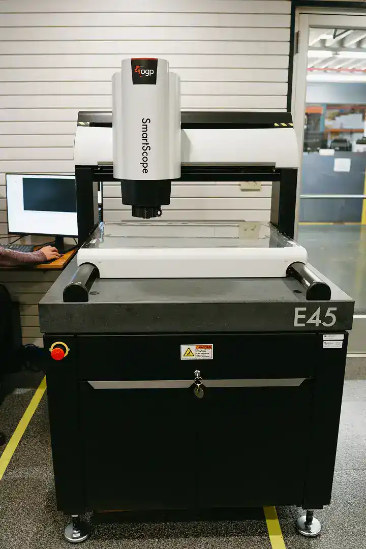 Active Manufacturing's advanced laser cutting machine in operation.
