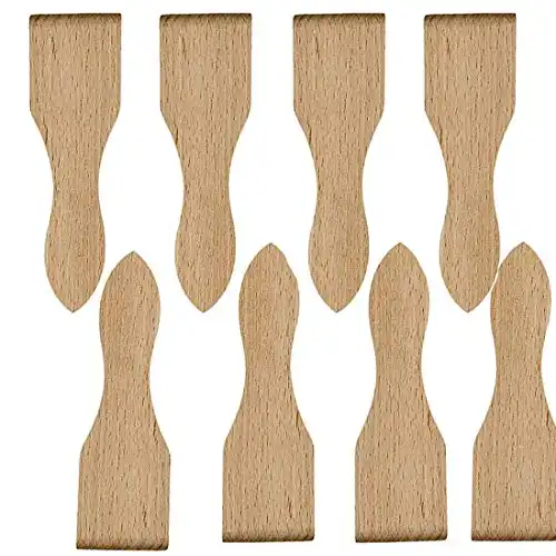 8 Wooden Raclette Spatula for Non-stick Pans