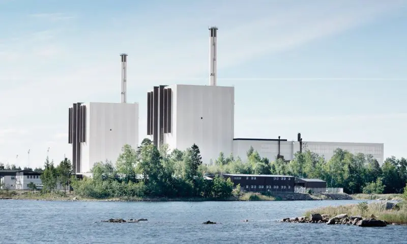 Översiktsbild över Forsmarks kraftverk