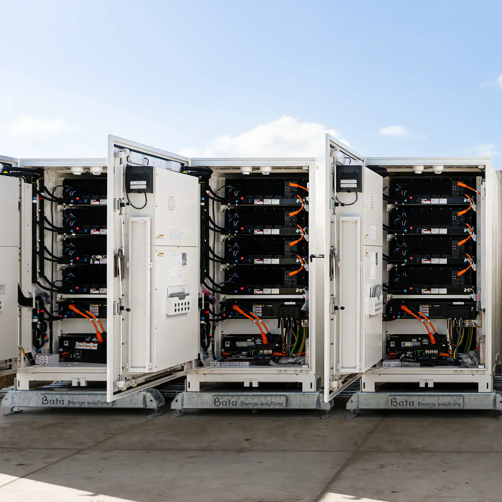 Energieopslagsystemen met batterijen voor duurzame energieopslag.