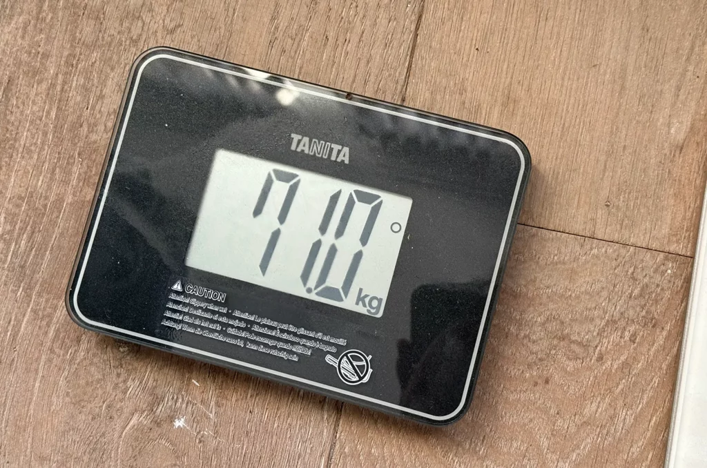 Tanita HD-386 meting