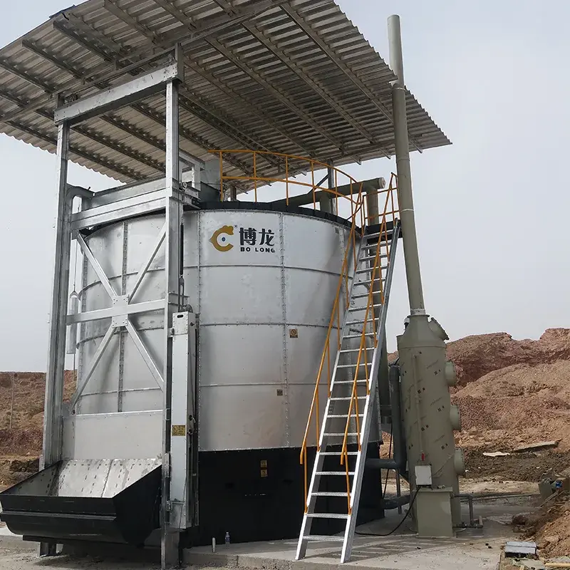 Bolong manure to fertilizer fermentation tank