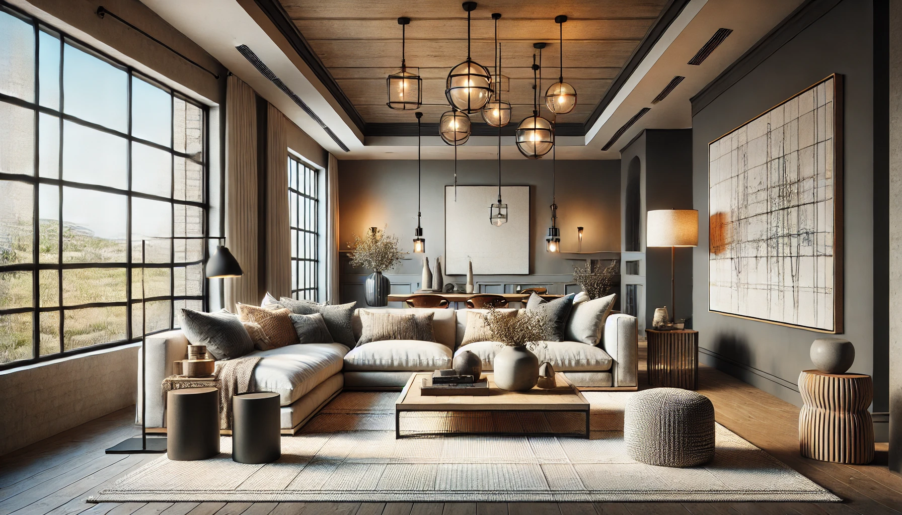 Combines Multiple Styles Into A Cohesive And Visually Appealing Interior Design