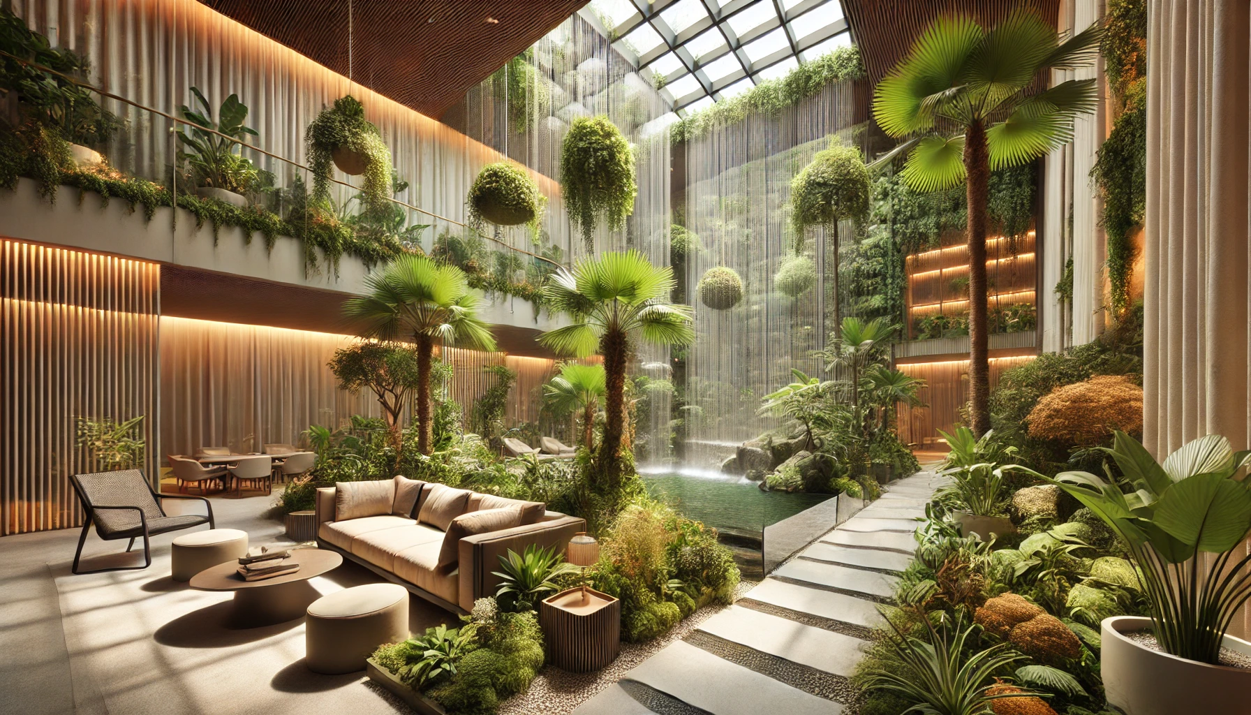 A Contemporary Indoor - Landscape Design